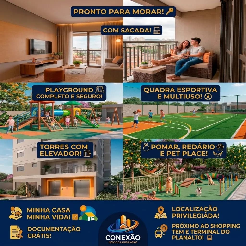 pronto pra morar, entrada parcelada, doocumentação gratis, ao lado do shopping tem tem do planalto — foto 1 de 1